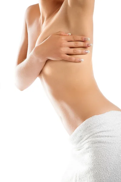 stock image Girl with towel