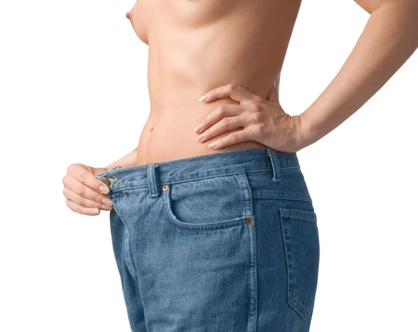 stock image Slim waist. Girl's torso