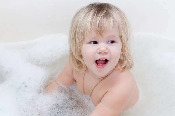 stock image Baby in the bath