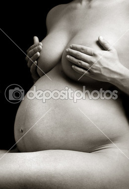 hamile bir kadın