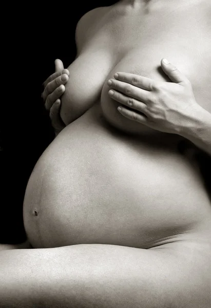 stock image A pregnant woman